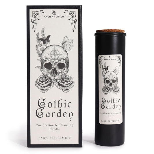 Step into the mystical ambience of the Gothic Garden with these Ancient Witch Ritual Candles, designed for powerful cleansing, purification, and energetic renewal.