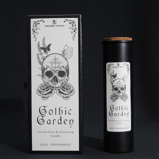 Step into the mystical ambience of the Gothic Garden with these Ancient Witch Ritual Candles,