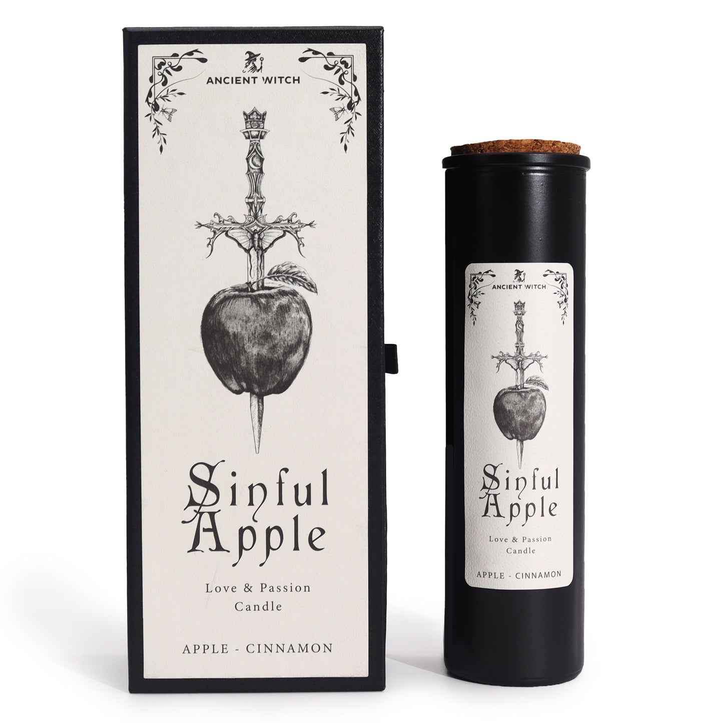 Awaken passion and fearless attraction with the enchanting Sinful Apple ritual candle. Designed to ignite love, bold action, and magnetic energy, this spellbinding candle is fragranced with a tempting blend of apple and cinnamon; warm, sweet, and irresistibly inviting.