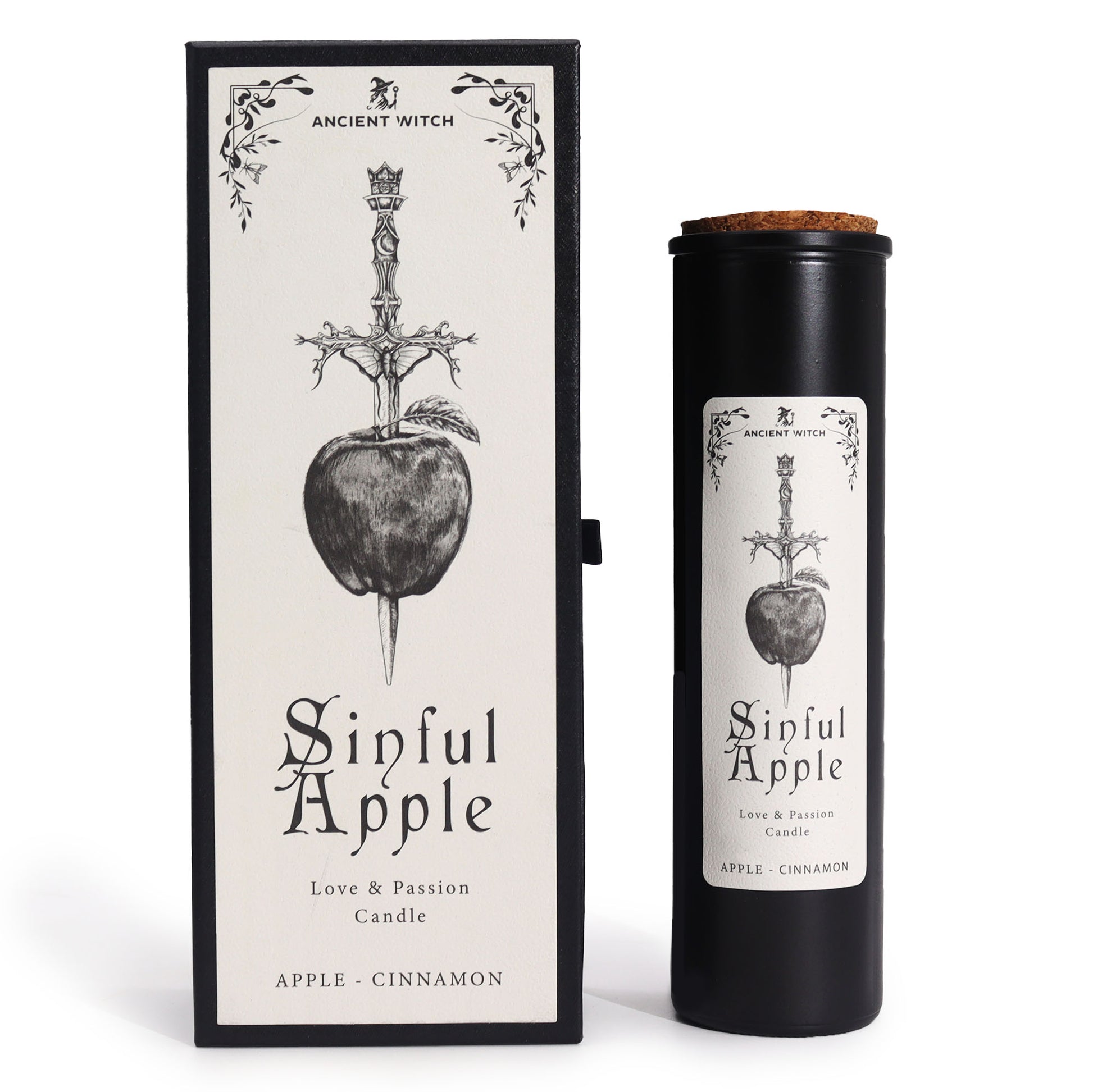 Awaken passion and fearless attraction with the enchanting Sinful Apple ritual candle. Designed to ignite love, bold action, and magnetic energy, this spellbinding candle is fragranced with a tempting blend of apple and cinnamon; warm, sweet, and irresistibly inviting.