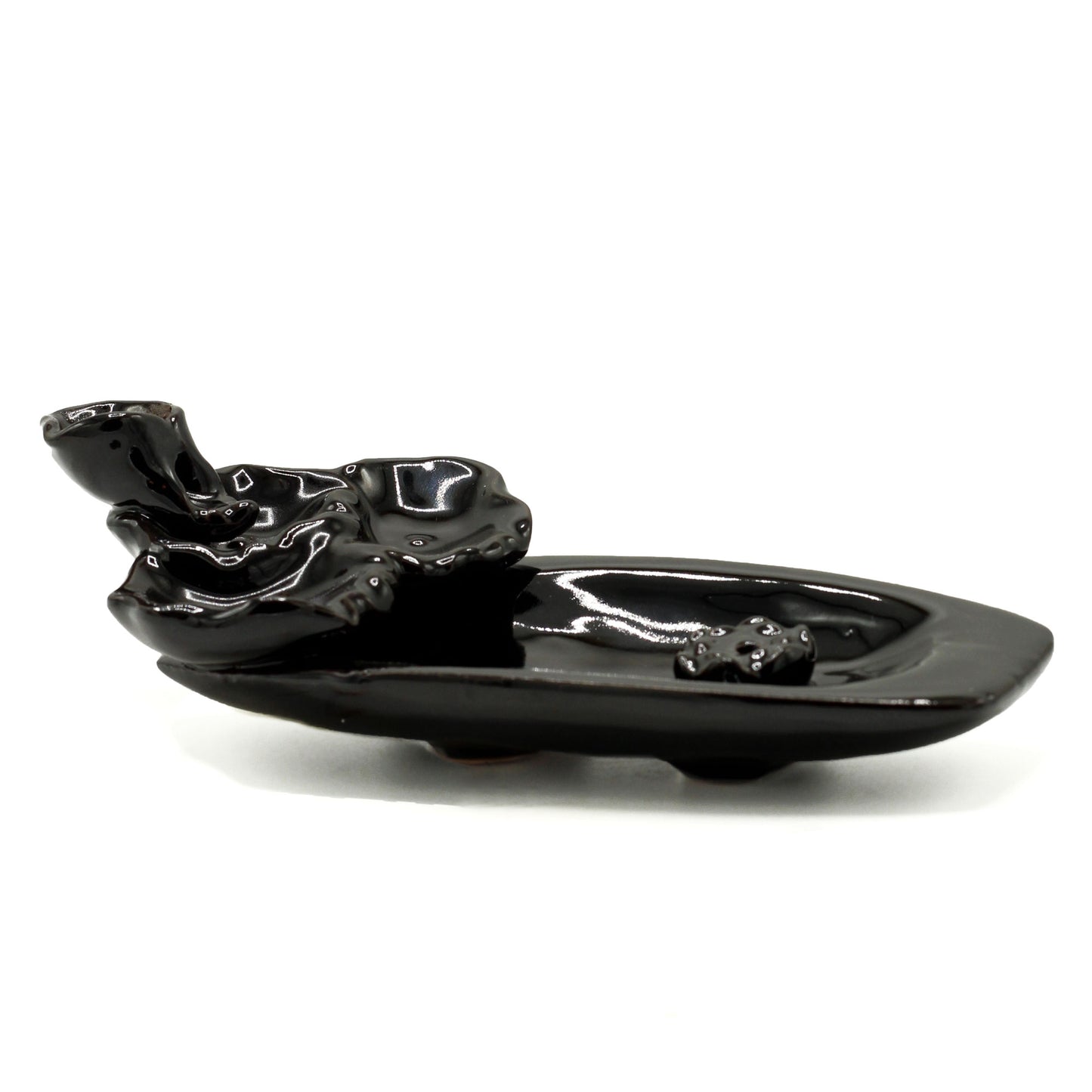 Transform your home into a tranquil haven with a backflow incense burner Lotus Pond & Incense Stick Holder. Designed to work with backflow incense cones.