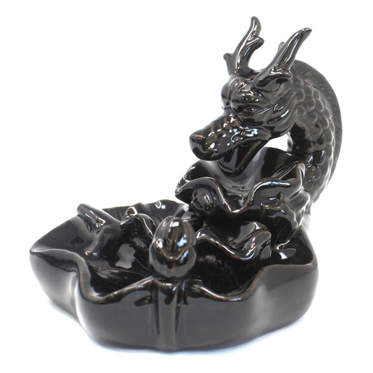 Transform your home into a tranquil haven with a backflow incense burner Dragon Pool 2. Designed to work with backflow incense cones.
