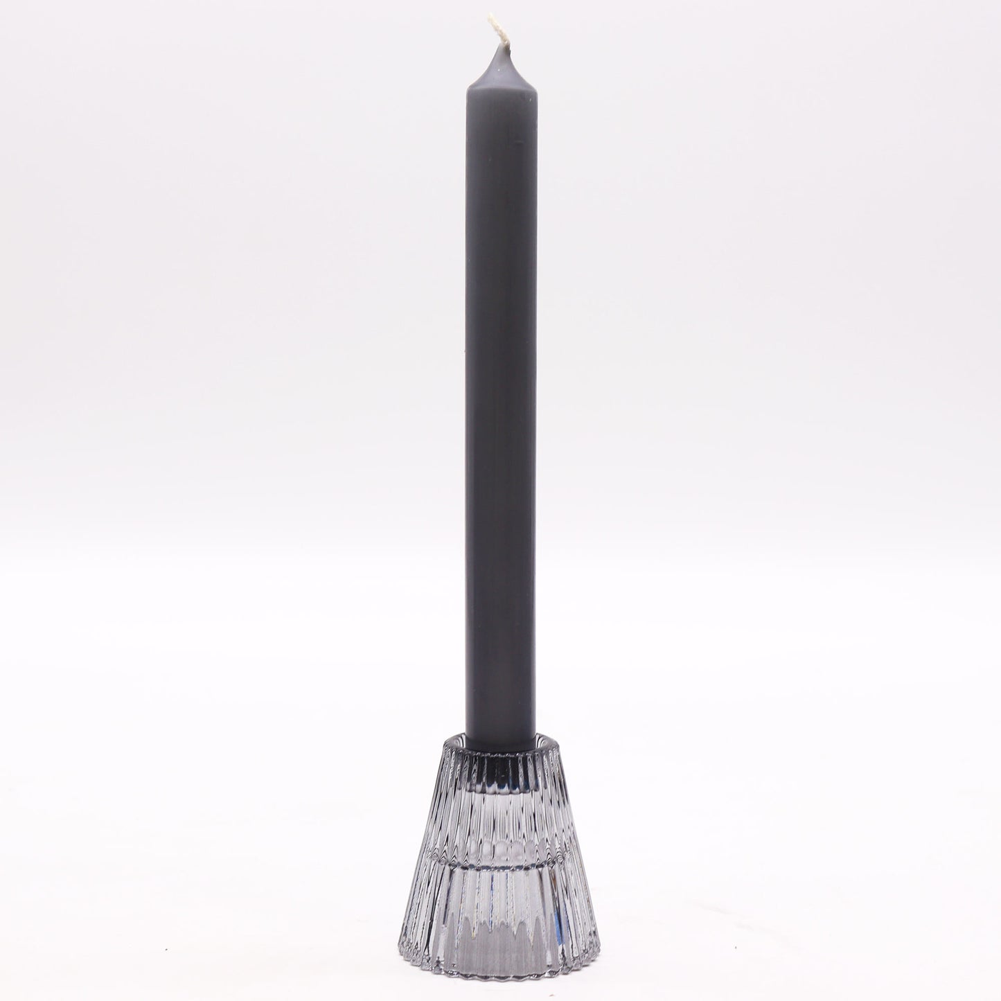 Add a touch of versatility and elegance to your home with the Flip Dinner Candle / Tealight Holder in Midnight Grey.