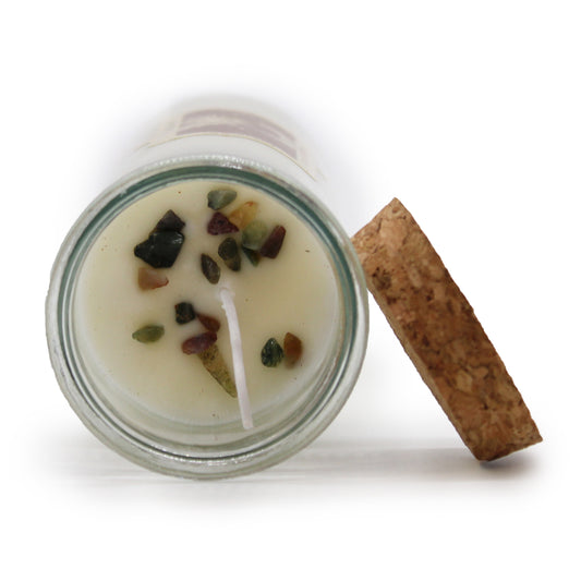 Crafted to honour the beauty of friendship, this candle is a symbol of loyalty, harmony, and connection. Infused with genuine Moss Agate crystal