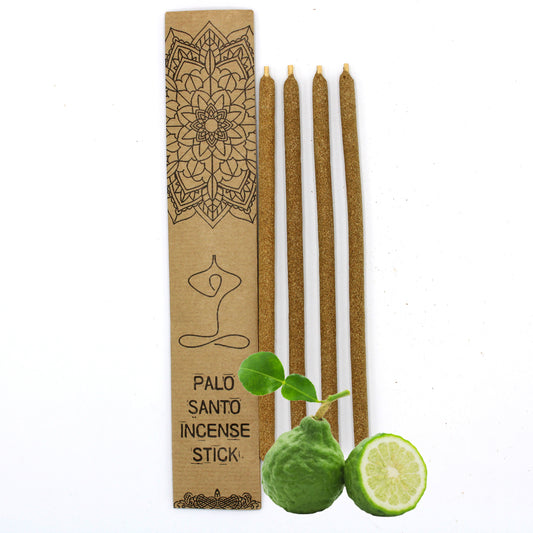 Discover the purifying power of Palo Santo Bergamot Large Incense Sticks. Handcrafted in Peru to provide a natural and aromatic experience.