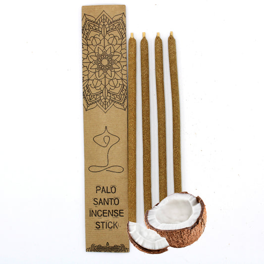 Discover the purifying power of Palo Santo Coconut Large Incense Sticks. Handcrafted in Peru to provide a natural and aromatic experience.