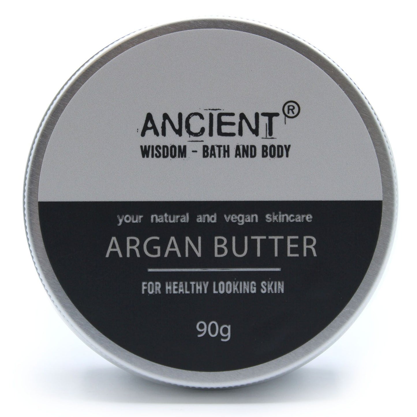 Container of Ancient Wisdom Argan Butter on a white background