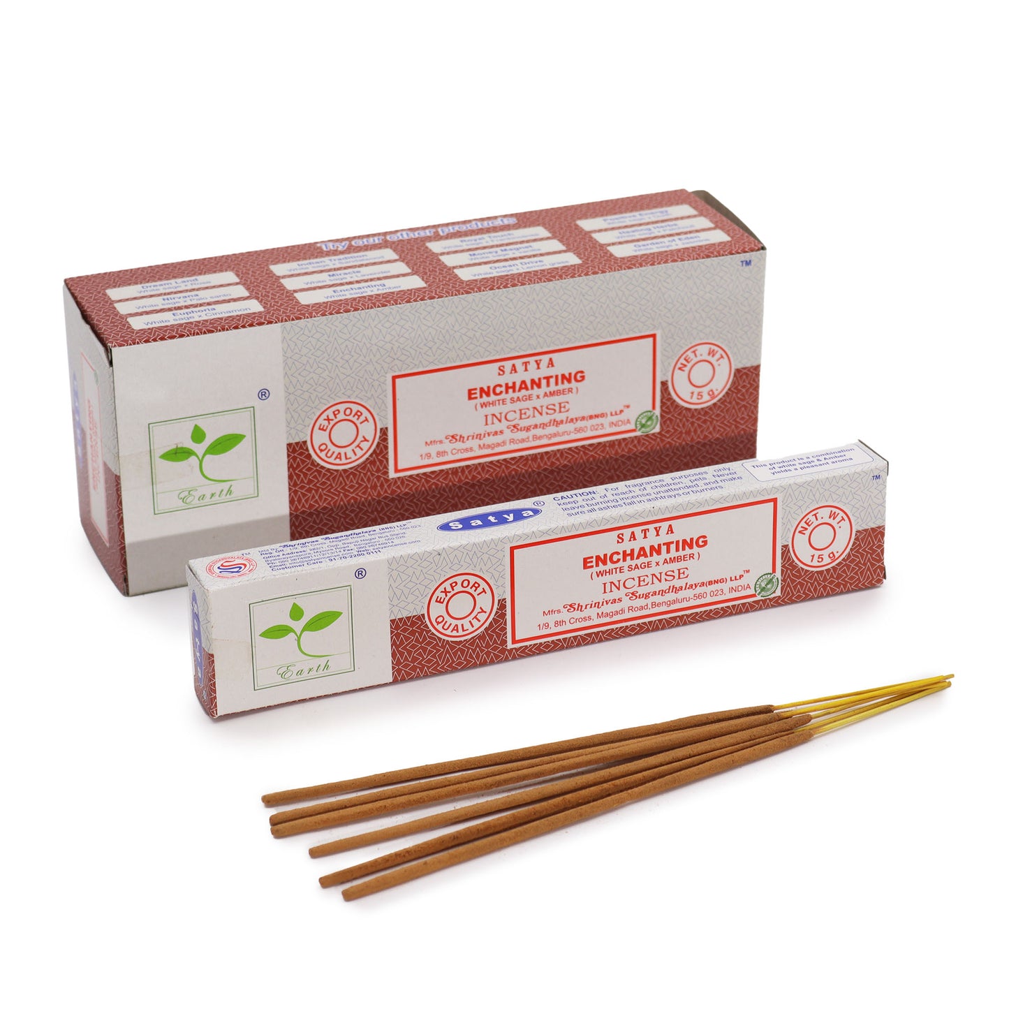 Experience the calming and cleansing fragrance of Satya Incense Sticks Dream Land (White Sage & Amber). A premium blend crafted by the renowned Satya brand.