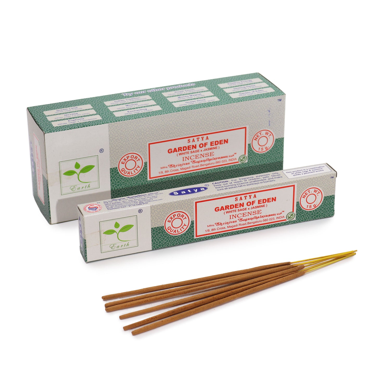 Experience the calming and cleansing fragrance of Satya Incense Sticks Dream Land (White Sage & Jasmine). A premium blend crafted by the renowned Satya brand.