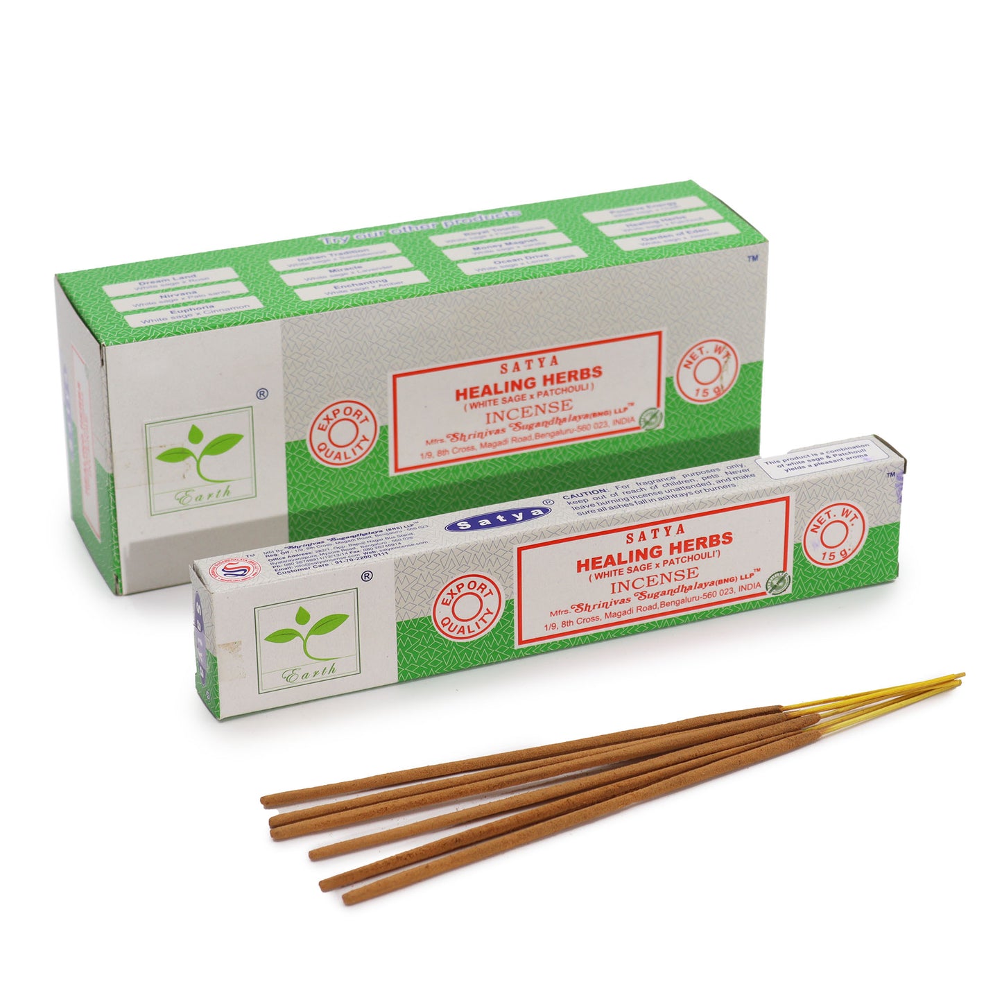 Experience the calming and cleansing fragrance of Satya Incense Sticks Dream Land (White Sage & Patchouli). A premium blend crafted by the renowned Satya brand.