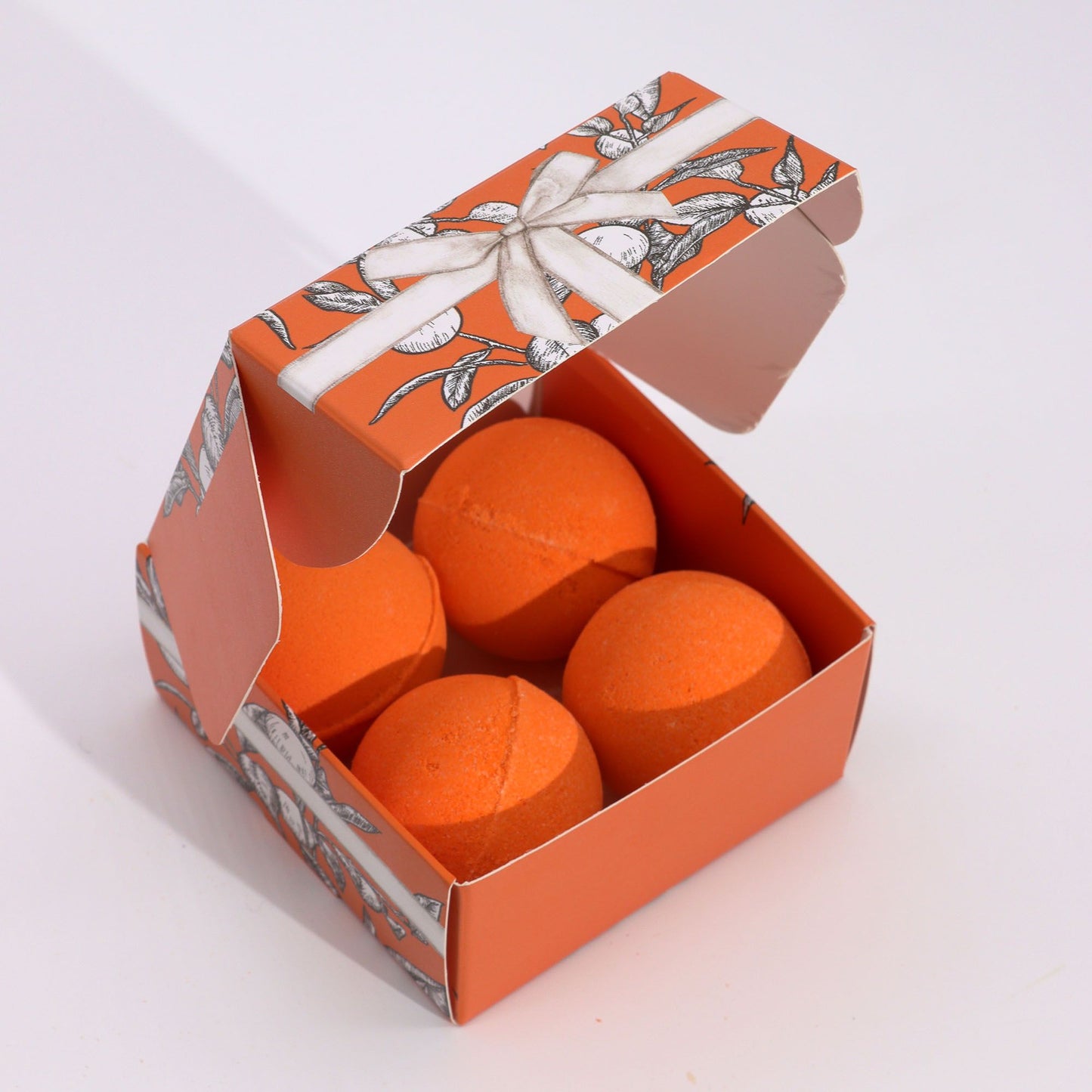 Set of 4 Vitamin C Bath Bombs – boxed