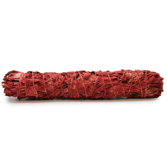 Smudge Stick Dragons Blood Sage 22.5cm is ideal for cleansing the aura and creating a peaceful, purified environment.