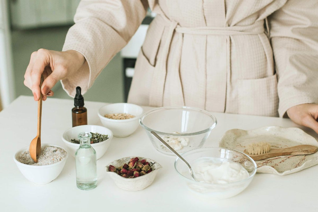 Discover the benefits of natural skincare ingredients including botanical oils, butters and plant extracts. Learn which ingredients support healthy-looking skin.