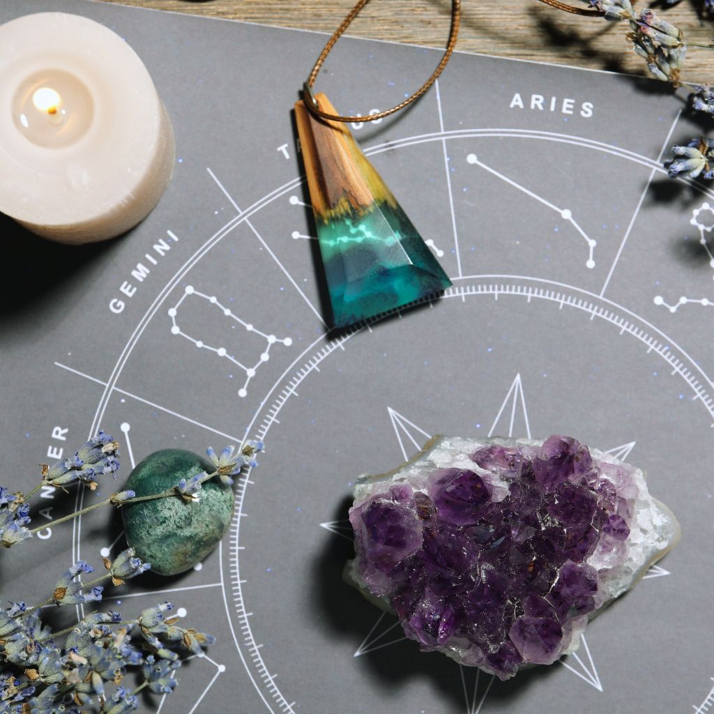 Illuminate your astrological journey with zodiac candles. Sacred Zen Shop offers candles tailored to each zodiac sign for cosmic energy.