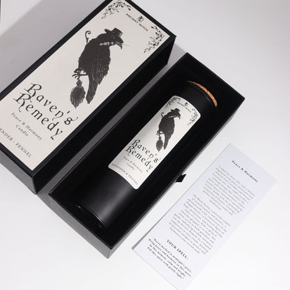 Invite calm, healing, and emotional clarity into your space with the soothing Ravens’ Remedy ritual candle. Blended with the gentle, restorative scent of lavender and fennel, with instructions