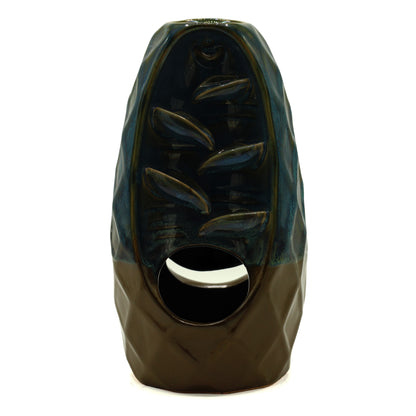 Transform your home into a tranquil haven with a backflow incense burner Pineapple Mountain 2 Designed to work with backflow incense cones.
