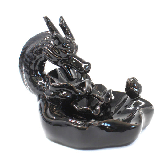 Transform your home into a tranquil haven with a backflow incense burner Dragon Pool. Designed to work with backflow incense cones. 
