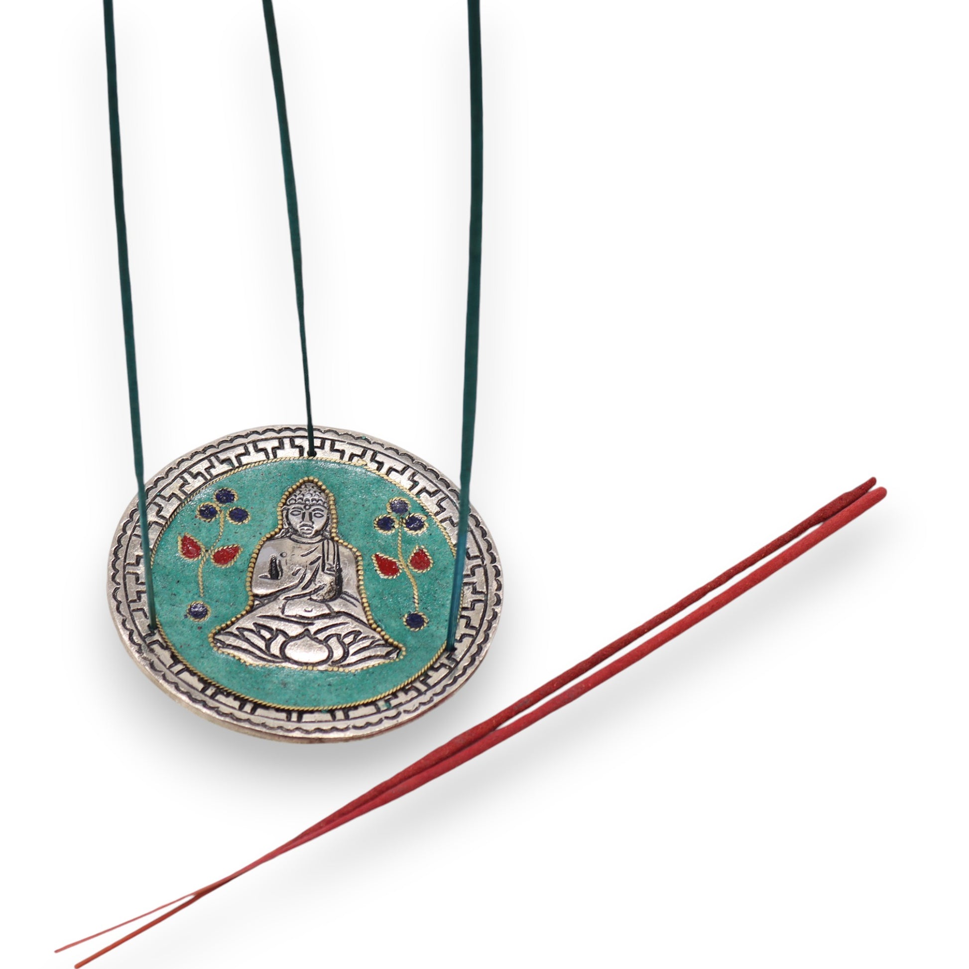 Buddha Green Decor Incense Holder incense sticks