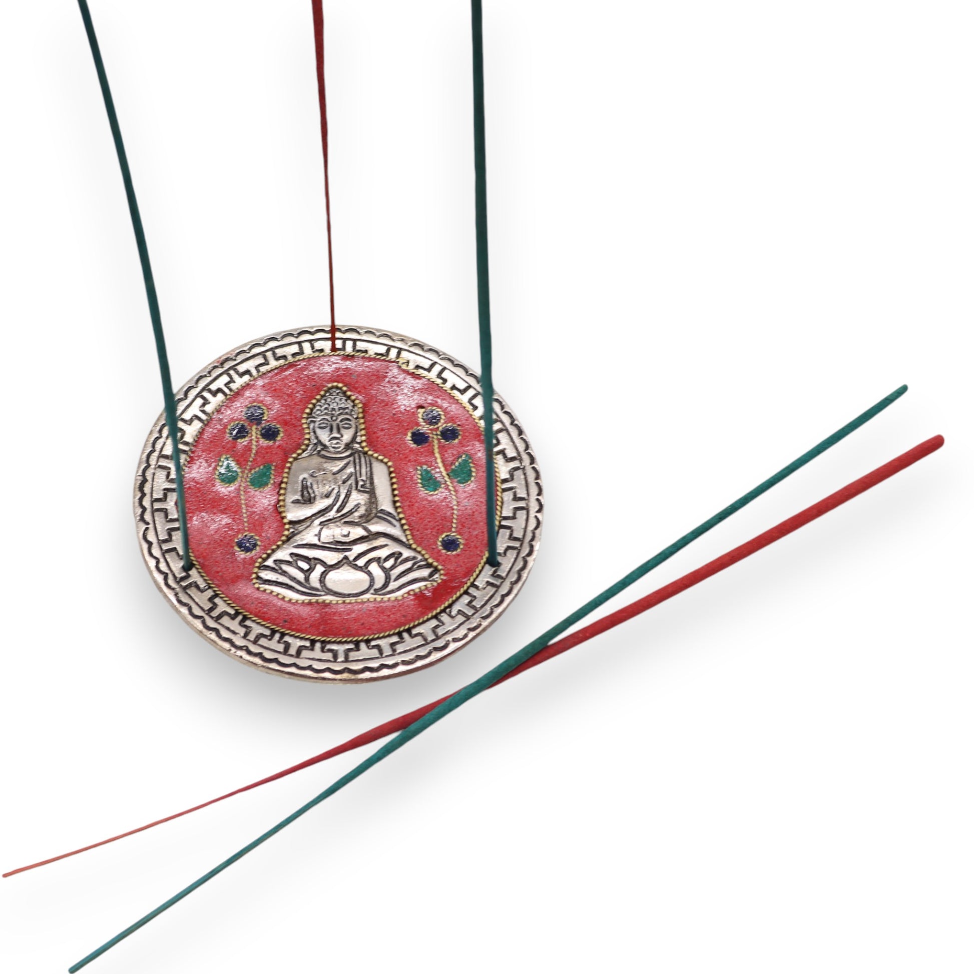 Buddha Red Decor Incense Holder incense sticks