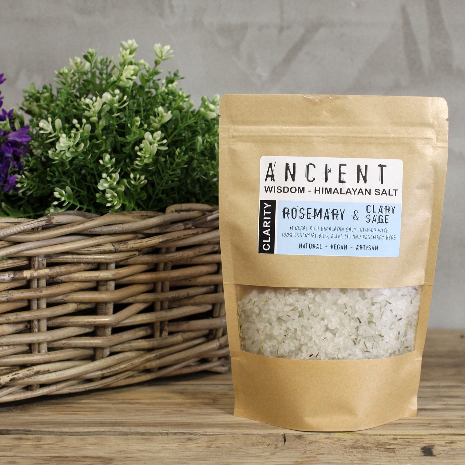 Himalayan Bath Salt Blend 500g - Clarity bag