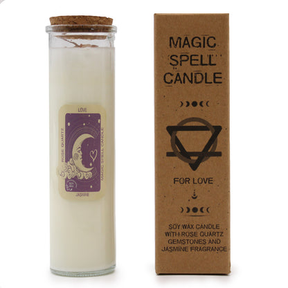 This beautifully crafted candle is designed to invite love into your life in all its forms boxed