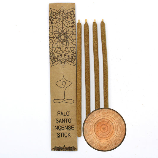 Discover the purifying power of Palo Santo Sandalwood Large Incense Sticks. Handcrafted in Peru to provide a natural and aromatic experience. 