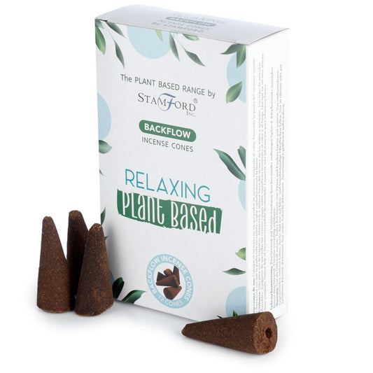 Stamford plant-based backflow cones Relaxing are made using sustainable, natural, and plant-based ingredients, ethically produced in Karnataka, India. 