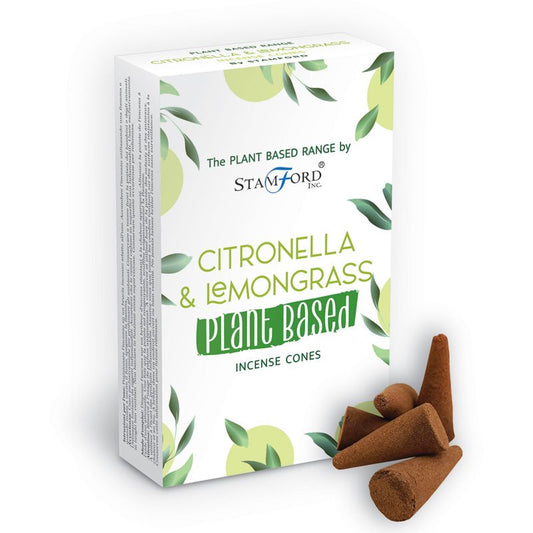 Stamford plant based incense cones Citronella &amp; Lemongrass are made using sustainable, natural, and plant-based ingredients, ethically produced in Karnataka, India. 