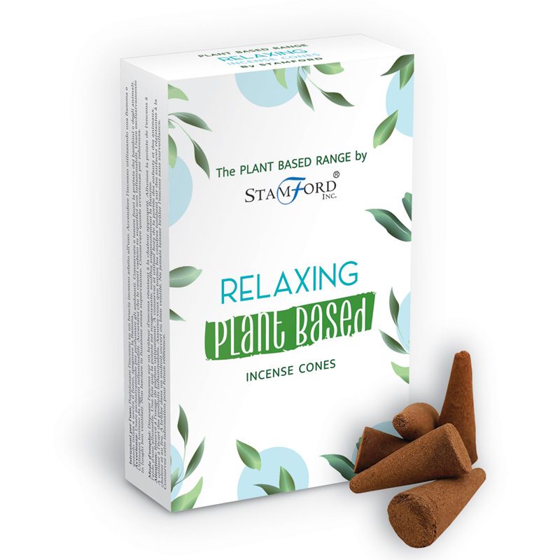 Stamford plant based incense cones Relaxing are made using sustainable, natural, and plant-based ingredients, ethically produced in Karnataka, India.