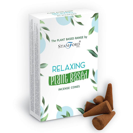 Stamford plant based incense cones Relaxing are made using sustainable, natural, and plant-based ingredients, ethically produced in Karnataka, India.