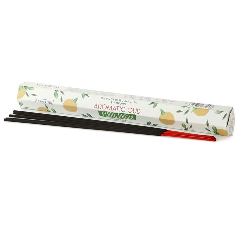 Stamford plant based incense sticks Aromatic Oud are made using sustainable, natural, and plant-based ingredients, ethically produced in Karnataka, India. 