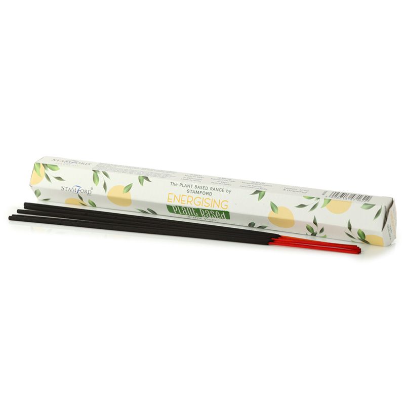 Stamford plant-based incense sticks Energising are made using sustainable, natural, and plant-based ingredients, ethically produced in Karnataka, India. 