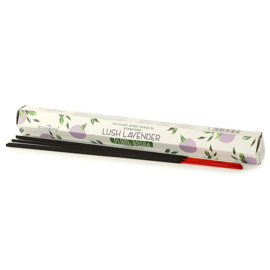 Stamford plant based incense sticks Lush Lavender are made using sustainable, natural, and plant-based ingredients, ethically produced in Karnataka, India. 