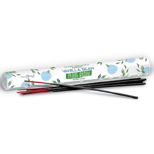 Stamford plant based incense sticks Vanilla Bean are made using sustainable, natural, and plant-based ingredients, ethically produced in Karnataka, India. 