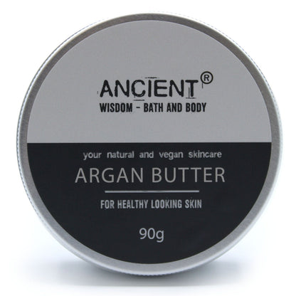 Container of Ancient Wisdom Argan Butter on a white background