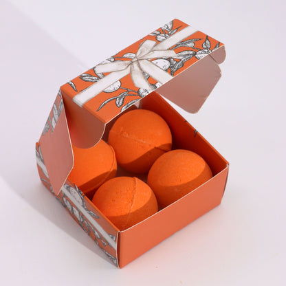 Set of 4 Vitamin C Bath Bombs – boxed