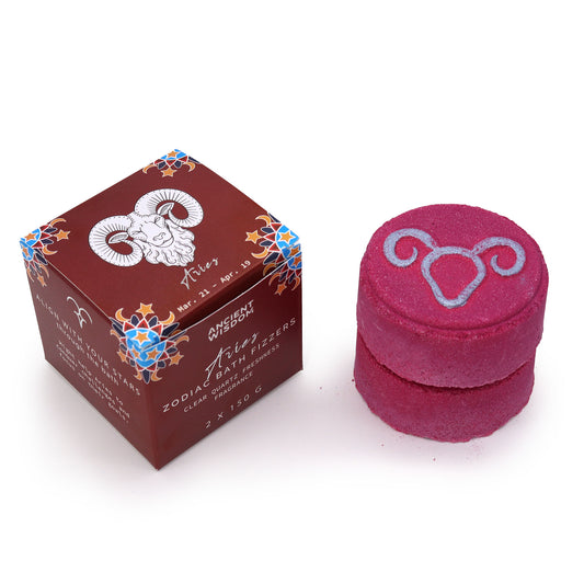 Treat yourself (or someone starry-eyed) to a cosmic soak with our Zodiac Bath Fizzers Aries. The perfect pampering gift for astrology lovers!