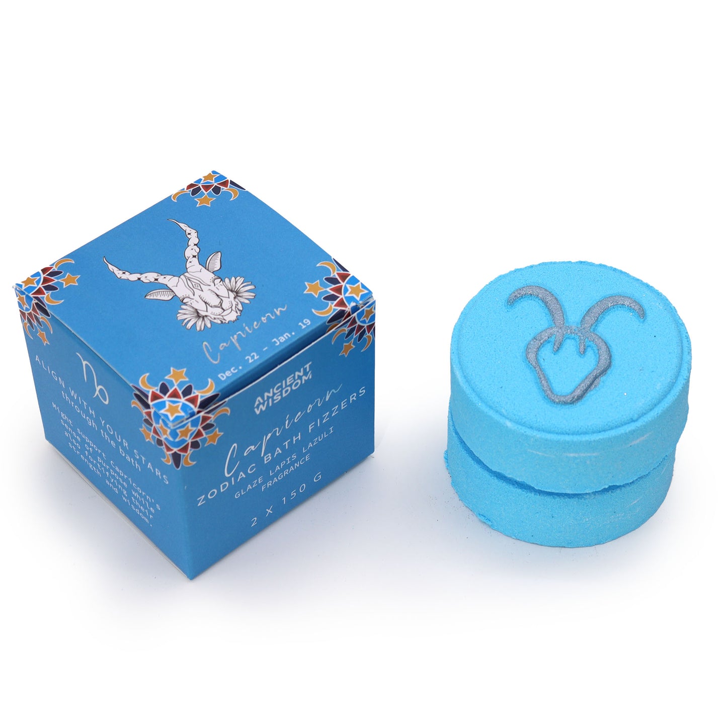 Treat yourself (or someone starry-eyed) to a cosmic soak with our Zodiac Bath Fizzers Capricorn. The perfect pampering gift for astrology lovers!