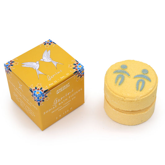 Treat yourself (or someone starry-eyed) to a cosmic soak with our Zodiac Bath Fizzers Gemini. The perfect pampering gift for astrology lovers!