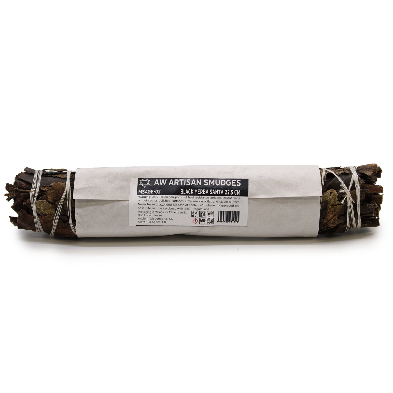 Smudge Stick Black Sage 22.5cm wrapped is ideal for cleansing the aura and creating a peaceful, purified environment. 