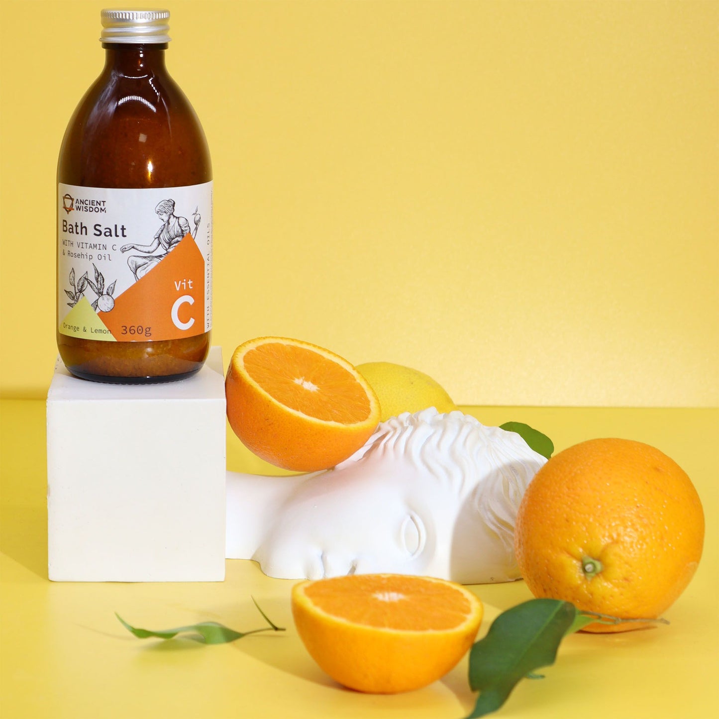 Vitamin C Bath Salt  – Feel Like an Ancient Goddess bottle