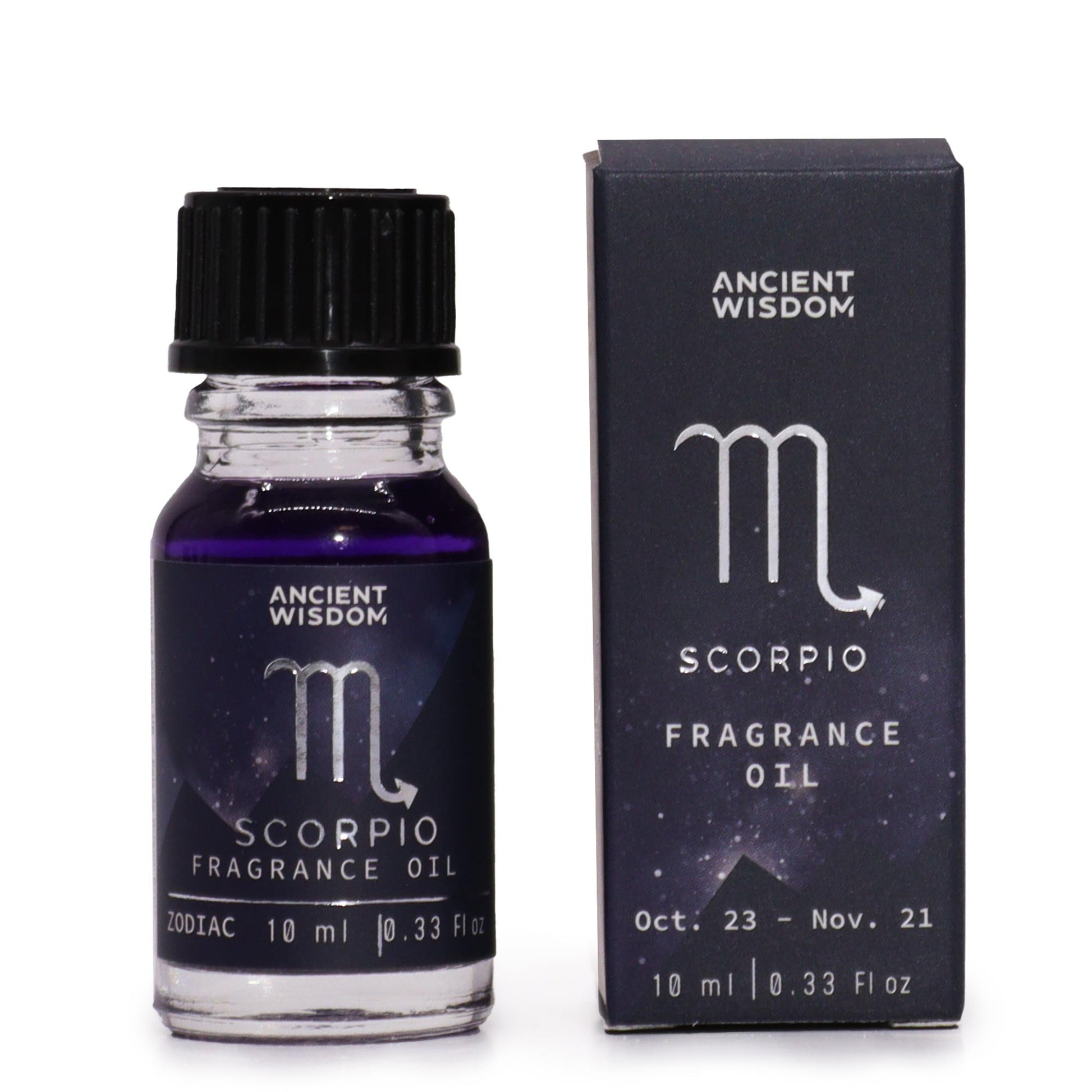  Zodiac Fragrance Oil&nbsp; SCORPIO channels this powerful energy through the bold and captivating Obsidian &amp; Dark Coffee scent. 