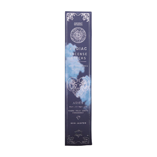 Arruda Zodiac Gemstone Crystal Incense Pisces ethically sourced and hand crafted in India boxed