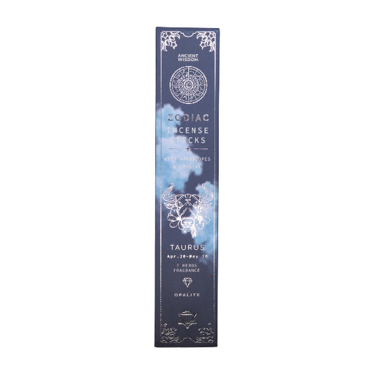 7 Herbs Zodiac Gemstone Crystal Incense Taurus ethically sourced and hand crafted in India.