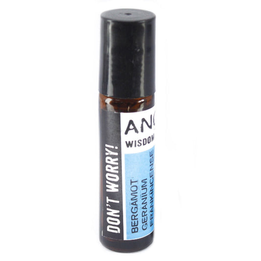 Roll-on bottle with a label on a white background