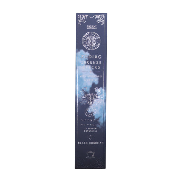Olibanum Zodiac Gemstone Crystal Incense Scorpio ethically sourced and hand crafted in India
